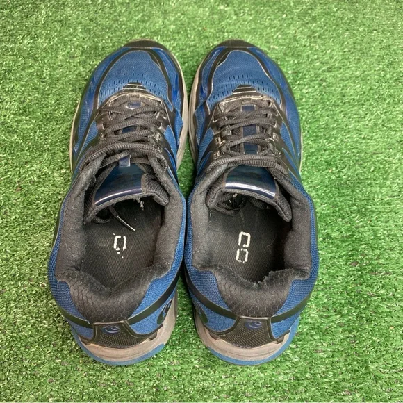 Topo Athletic Ultraventure Men's 12.5 Navy Blue Black Trail Running Vibram Shoes - Picture 5 of 11